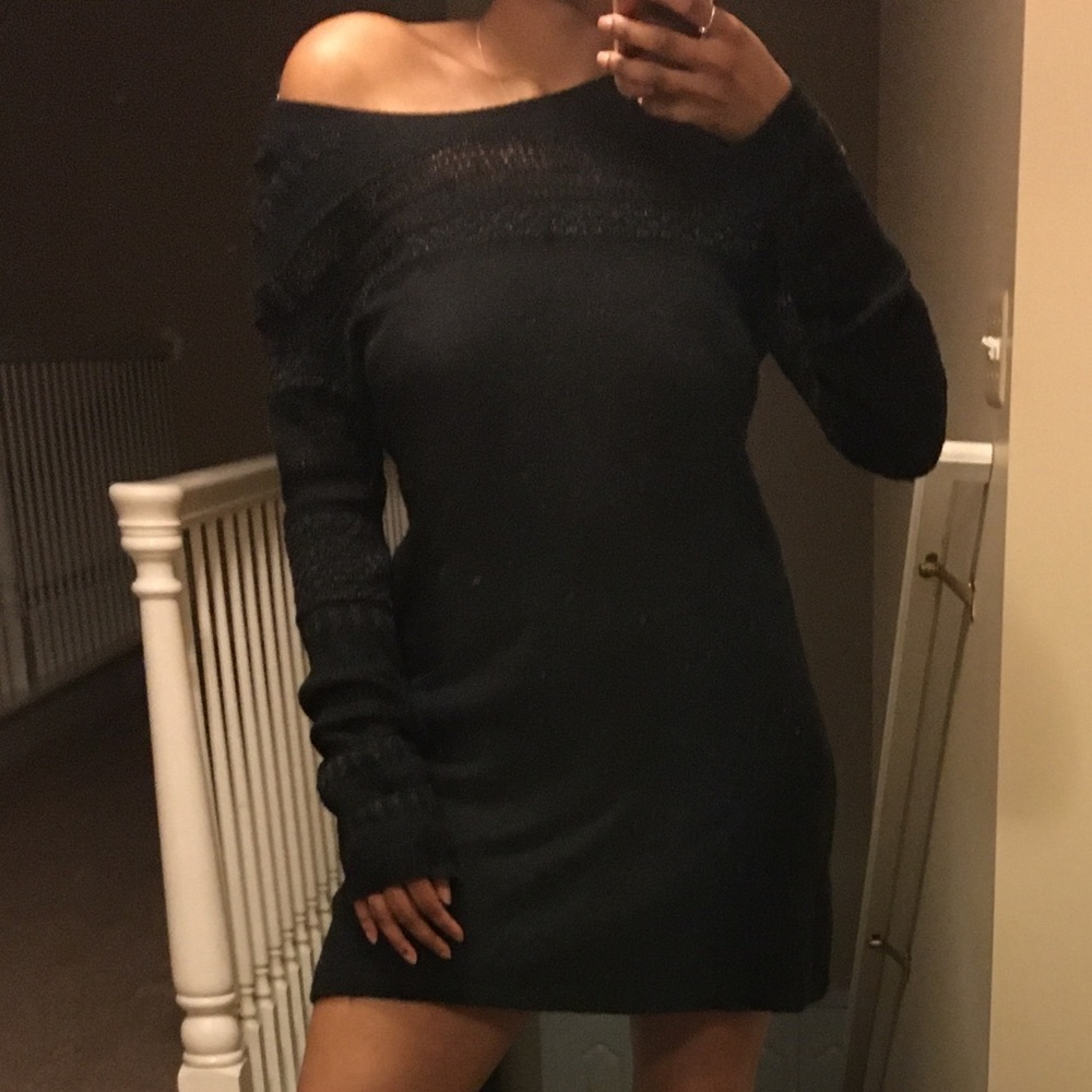 H&M Black Sweater Dress